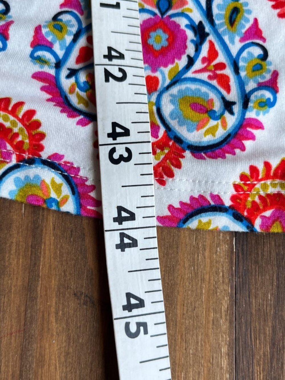 Boden Dress Size 2 Thea Tank Midi White Paisley Jersey Sleeveless Colorful Shift - Picture 11 of 11